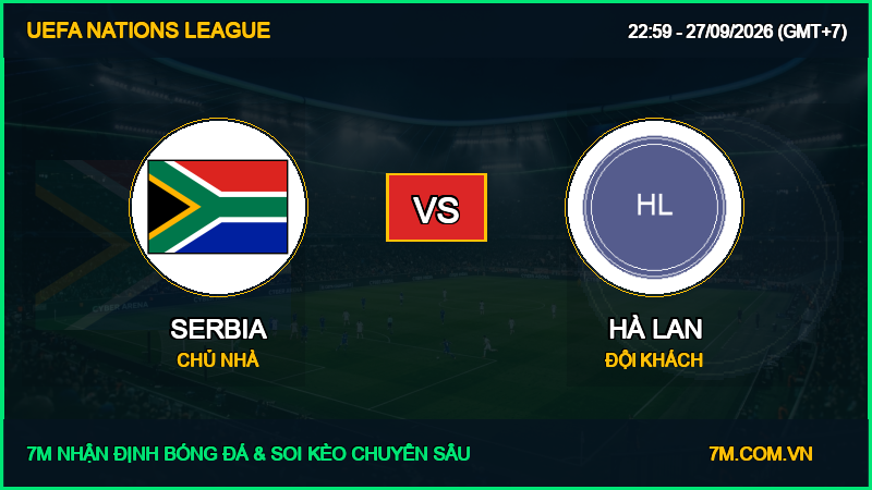 Nhận định Serbia vs Hà Lan 27/09/2026 giải UEFA Nations League